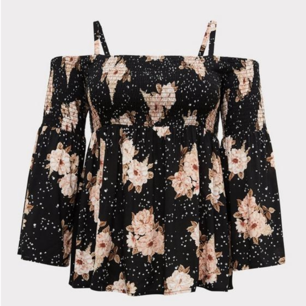 Torrid dressy off the shoulder top